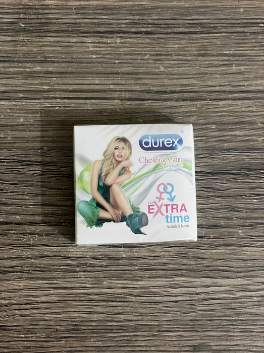 Durex Combo Deal - 1 Silicon Condom , 1 Box of Chewing Gum , 1 box of 3 Durex condoms